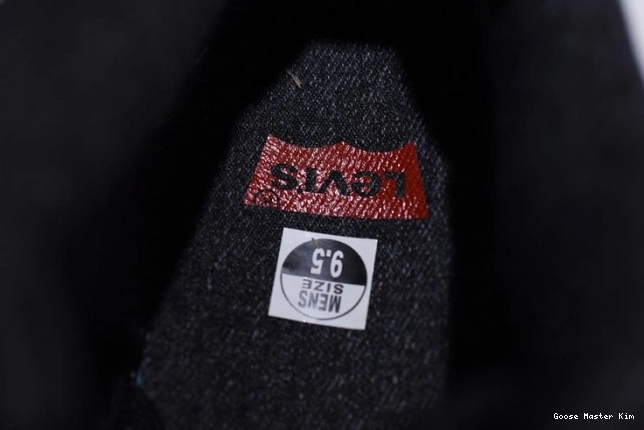 Levi's AO2571-001 x Air Jordan 4 'black' 0813
